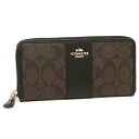 コーチ 長財布 レディース アウトレット COACH F54630 IMAA8 ブラック ブラウン