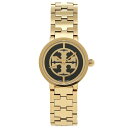 トリーバーチ 時計 アウトレット レディース TORY BURCH TRB4017 イエローゴールド ブラック クリスマスセール