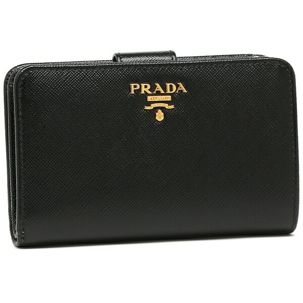 PRADA プラダ 折り財布 レディース 1ML225 QWA F0002 ブラックのサムネイル