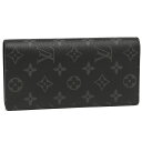 ルイ・ヴィトン 長財布 メンズ 【最大2,000円OFFクーポン 5/7 18時～5/8 9時】ルイヴィトン 長財布 メンズ LOUIS VUITTON M61697 グレー