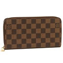 【P10倍 4/29 20時～4/29 24時】ルイヴィトン 財布 長財布 メンズ/レディース LOUIS VUITTON N41661 ブラウン 一粒万倍日