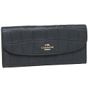 コーチ 長財布 レディース アウトレット COACH F21830 IMMID ネイビー クリスマスセール