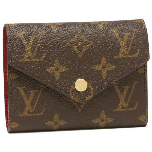 【P10倍 5/20 0時～5/21 9時】ルイヴィトン 二つ折り財布 レディース LOUIS VUITTON M41938 ブラウン/ピンク