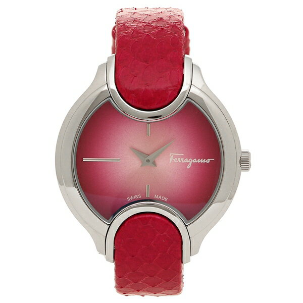 【返品OK】フェラガモ 腕時計 レディース Salvatore Ferragamo FIZ010015 シルバー チェリーレッド