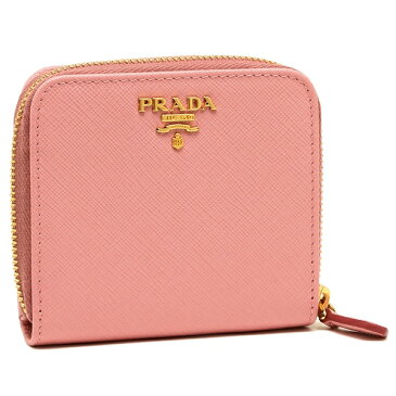 【4時間限定ポイント10倍】プラダ 折財布 レディース PRADA 1ML522 QWA F0442 ピンク