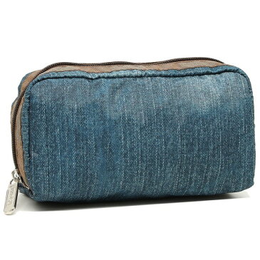 レスポートサック 化粧ポーチ LESPORTSAC 6511 D276 RECTANGULAR COSMETIC ポーチ レディース DENIM FADED