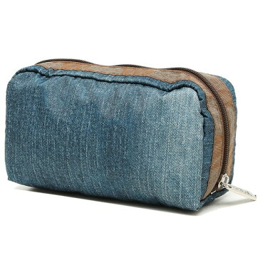 レスポートサック 化粧ポーチ LESPORTSAC 6511 D276 RECTANGULAR COSMETIC ポーチ レディース DENIM FADED