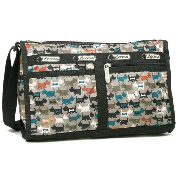 【24時間限定ポイント5倍】レスポートサック LESPORTSAC バッグ レディース ショルダーバッグ 7519 D261 DELUXE SHOULDER SATCHEL デラックスショルダーサッチェル D261 MCSCOTTY エムシースコッティ