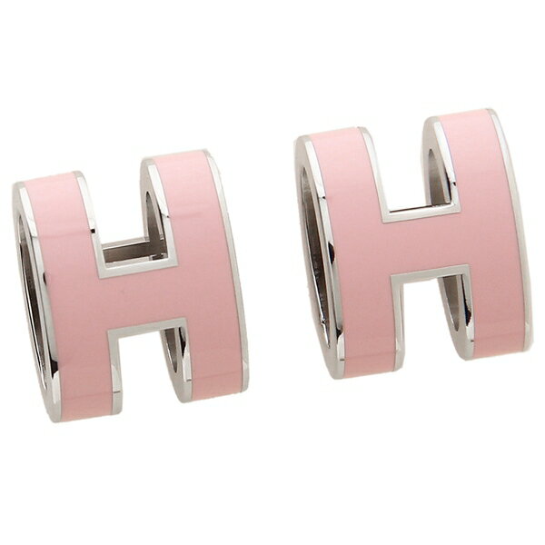 HERMES ピアス アクセサリー レディース エルメス H608001FP 59 ピンク シルバー:1&one HERMES ピアス アクセサリー レディース エルメス H608001FP 59 ピンク シルバー:1&one