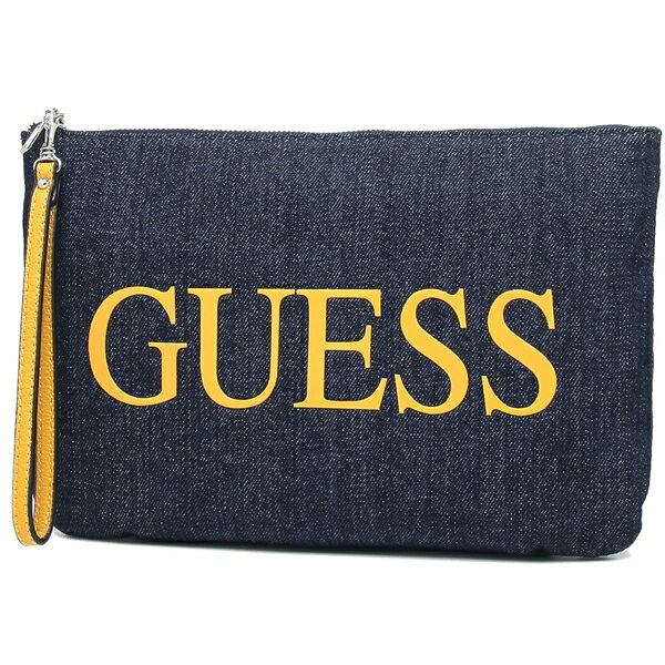 【4時間限定ポイント10倍】【返品OK】ゲス クラッチバッグ リストレット メンズ レディース GUESS DY718471 MGD ブルー イエロー