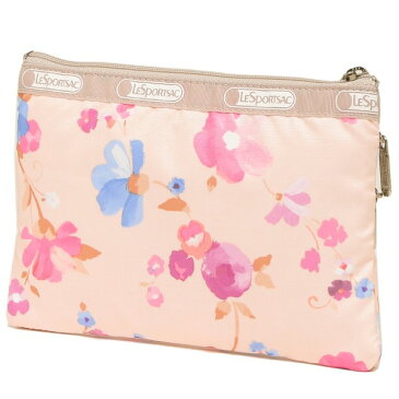 レスポートサック コスメポーチ LESPORTSAC レディース 7158 D378 2014年3月柄 3ZIP COSMETIC ポーチ D378 IMPRESSIONIST PASTEL