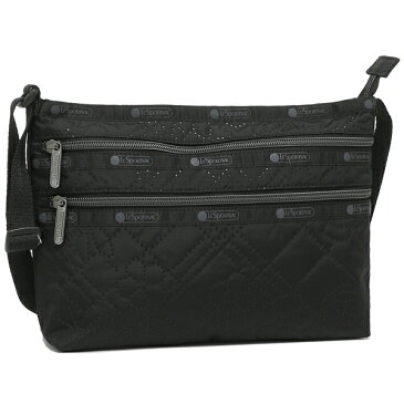 【返品OK】レスポートサック ショルダーバッグ レディース LESPORTSAC 3352 H047 FLEUR DE CHECK BLACK