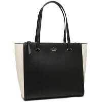 ケイトスペード トートバッグ アウトレット レディース KATE SPADE WKRU5784 067 ブラック ホワイト A4対応