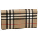 【返品OK】バーバリー 長財布 キャベンディッシュ ヴィンテージチェック ベージュ メンズ BURBERRY 8016613 A7026