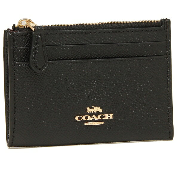 コーチ 定期入れ 【P10倍 5/15 0時～5/16 9時】コーチ コインケース パスケース アウトレット レディース COACH F88250 IMBLK ブラック 一粒万倍日