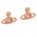 【6時間限定ポイント10倍】【返品OK】ヴィヴィアンウエストウッド ピアス アクセサリー レディース VIVIENNE WESTWOOD 62010037 G114 724497B/4 ピンクゴールド