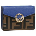 【返品OK】フェンディ 折り財布 レディース エフ イズ フェンディ FENDI 8M0395 AAII F1B13 ブルー