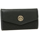 【返品OK】トミーヒルフィガー 長財布 アウトレット レディース TOMMY HILFIGER 6941014 990 ブラック