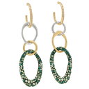 【24時間限定ポイント10倍】【返品OK】スワロフスキー ピアス アクセサリー レディース THE ELEMENTS SWAROVSKI 5569183 ゴールド グリーン