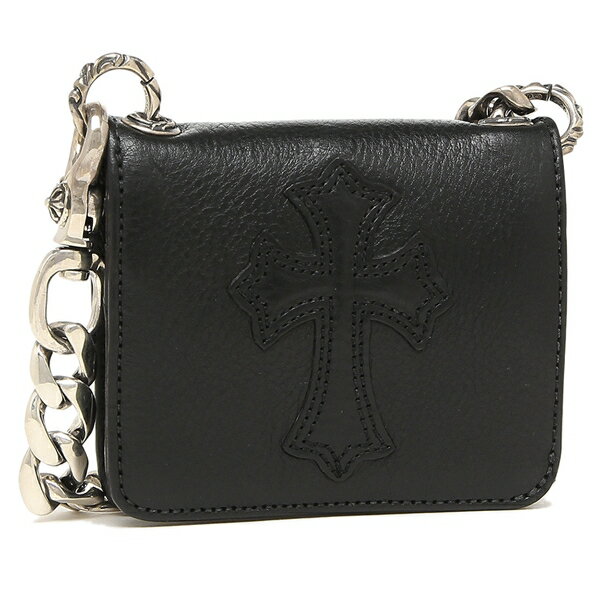 【P10倍 3/8 18時〜3/9 18時】クロムハーツ 折財布 メンズ CHROME HEARTS 214260 BLACK ブラック