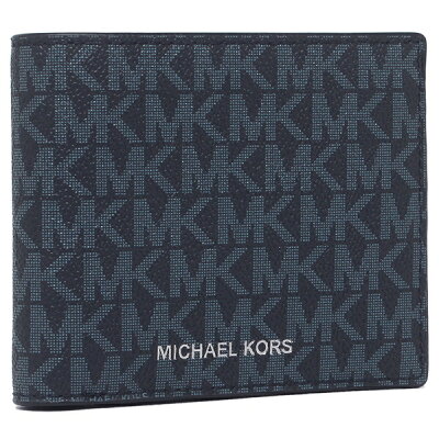 マイケルコース 財布 二つ折り財布 アウトレット メンズ MICHAEL KORS 36U9LCRF3B ADML PL BLUE アドミラル ペールブルー 一粒万倍日 【返品OK】