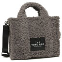 【返品OK】マークジェイコブス トートバッグ ショルダーバッグ レディース ザ テディ Sサイズ MARC JACOBS M0016740 051 グレー A4対応