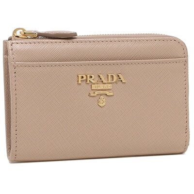 プラダ キーケース コインケース サフィアーノメタルオロ ベージュ レディース PRADA 1PP122 QWA F0236 一粒万倍日 【返品OK】