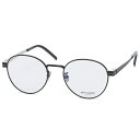 サンローラン パリ メガネ フレーム アイウェア メンズ レディース 52サイズ ブラック シルバー SAINT LAURENT PARIS SL M63 00...