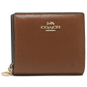 【10%OFFクーポン 3/24 15時〜3/31 9時】コーチ 財布 二つ折り財布 ミニ財布 ブラウン レディース アウトレット COACH C2862 IMR1W 一粒万倍日 【返品OK】