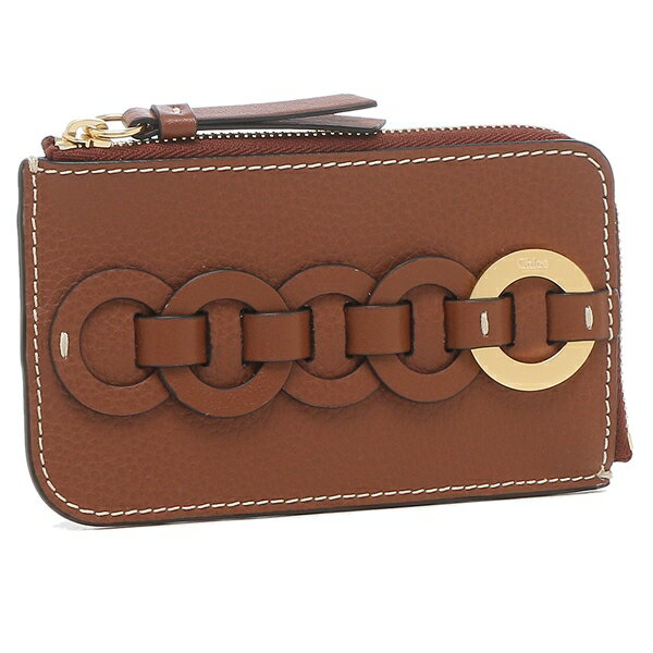 CHLOE カードケース ダリル フラグメントケース ブラウン レディース クロエ CHC21SP110E04 27S