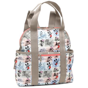 【返品OK】レスポートサック リュック バックパック ミッキー&フレンズ ブルー レディース LESPORTSAC 2442 G786 A4対応