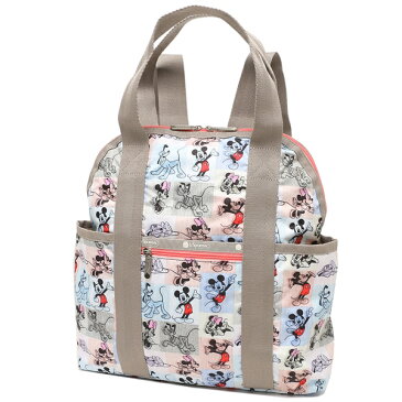 【返品OK】レスポートサック リュック バックパック ミッキー&フレンズ ブルー レディース LESPORTSAC 2442 G786 A4対応