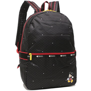 【10%OFFクーポン 9/3 9時まで】【返品OK】レスポートサック リュック バックパック ミッキー&フレンズ ブラック レディース LESPORTSAC 3504 G788 A4対応