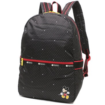 【10%OFFクーポン 9/3 9時まで】【返品OK】レスポートサック リュック バックパック ミッキー&フレンズ ブラック レディース LESPORTSAC 3504 G788 A4対応