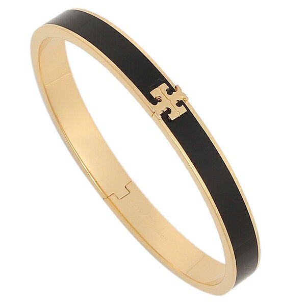 【P10倍 8/5 20時〜8/6 9時】トリーバーチ ブレスレット アクセサリー キラ エナメル スリム バングル ゴールド ブラック レディース TORY BURCH 78418 720【返品OK】のサムネイル