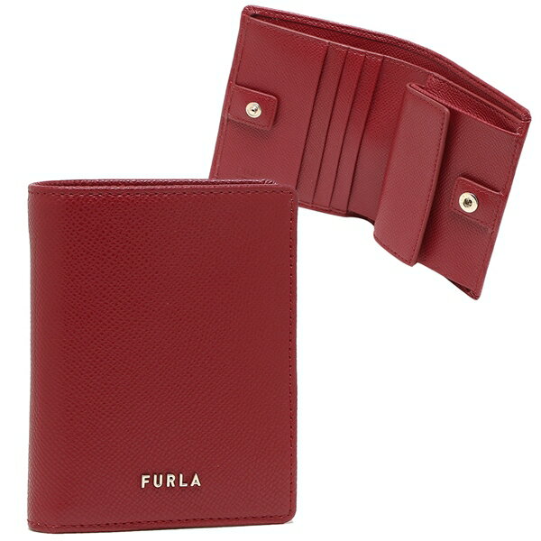 フルラ アウトレット 二つ折り財布 クラシック コンパクト財布 レッド レディース FURLA PCB9CL0 BX0306 CBN00 一粒万倍日