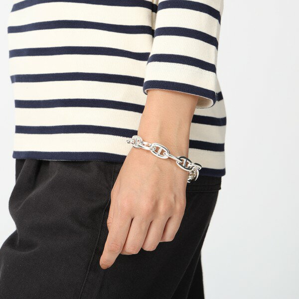 エルメス ブレスレット アクセサリー シェーヌダンクル バングル シルバー メンズ レディース HERMES H101995 00