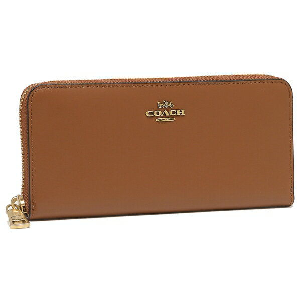 【10%OFFクーポン 9/2 15時〜9/9 9時】【返品OK】コーチ 長財布 ブラウン レディース COACH 73738 B4L4A