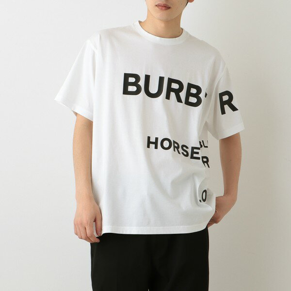 正規通販 BURBERRY Tシャツ 半袖カットソー ホワイト メンズ