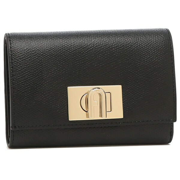 フルラ 三つ折り財布 ミニ財布 ブラック レディース FURLA WP00225 ARE000 O6000 一粒万倍日