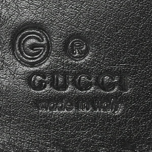 GUCCI アウトレット 二つ折り財布 GGレザー ブラック メンズ グッチ 544472 BMJ1N 1000_7
