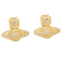 ヴィヴィアンウエストウッド ピアス アクセサリー ゴールド レディース VIVIENNE WESTWOOD 62010318 R406 HERMINE BAS RELIEF EARRINGS GOLD オーブ