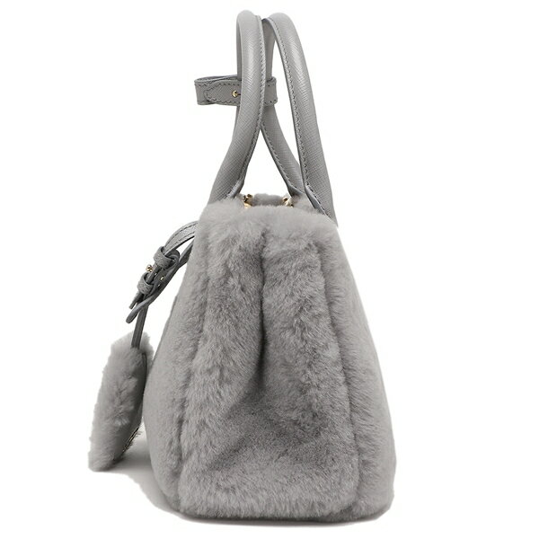 PRADA ハンドバッグ ショルダーバッグ ガレリア トライアングルロゴ ミニバッグ グレー レディース プラダ 1BA906 2ECY EOM F0591_2