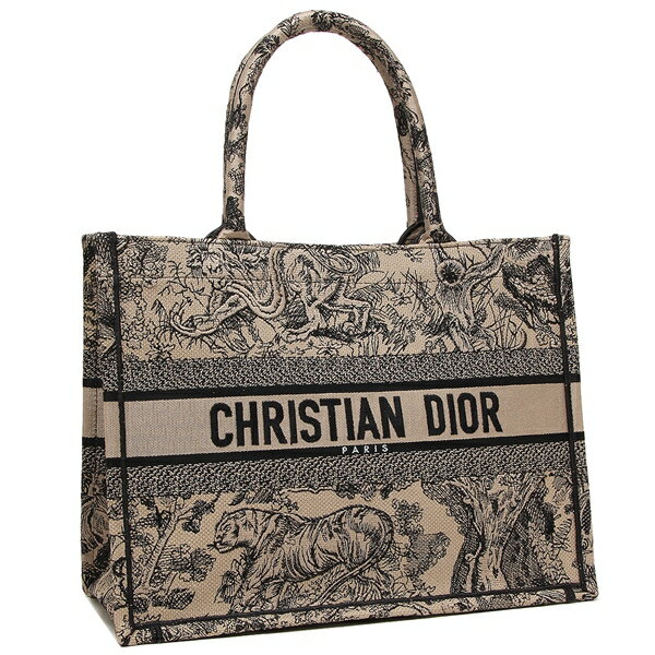 ディオール バッグ（レディース） クリスチャンディオール トートバッグ ブックトート Mサイズ マルチカラー レディース Christian Dior M1296 ZTDT 16E A4対応