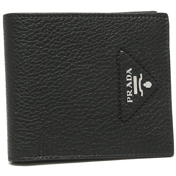 プラダ 財布（メンズ） プラダ 二つ折り財布 ダイノ ブラック メンズ PRADA 2MO738 2BBE F0002