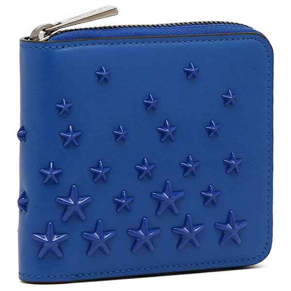 ジミーチュウ 二つ折り財布 ローレンス ブルー メンズ JIMMY CHOO