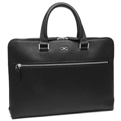 【P10倍 9/25 20時〜9/26 9時】フェラガモ ブリーフケース リバイバル ガンチョ ビジネスバッグ ブラック メンズ FERRAGAMO Salvatore Ferragamo 240976 753417 A4対応【返品OK】