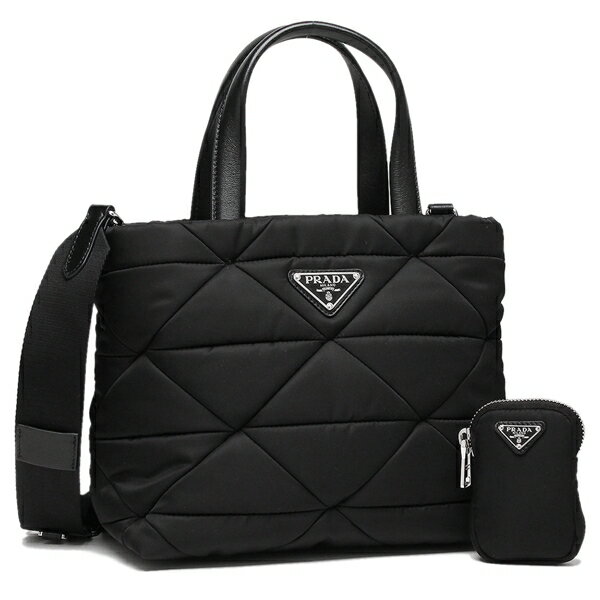 ץ ϥɥХå Хå ѥǥåɥʥ PADDED RE-NYLON TOTE BAG ֥å ǥ PRADA 1BG373 RDJN B9O F0002