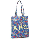 アーペーセー トートバッグ ブルー メンズ レディース APC A.P.C.M61442 COGFE IAH DARK BLUE A4対応