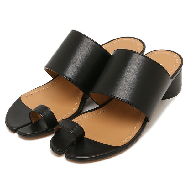 【6/10限定！当選確率2分の1！エントリーで最大100％ポイントバック】メゾンマルジェラ サンダル タビサンダル ミュール ブラック レディース Maison Margiela S58WP0234 PR869 T8013【返品OK】のサムネイル